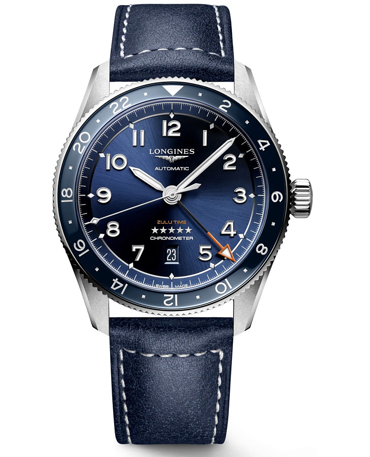 Часы Longines Spirit L3.812.4.93.2 — мужские, синий