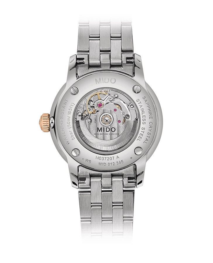 Часы Mido Baroncelli Signature M037.207.22.036.01 — механические, сталь металл