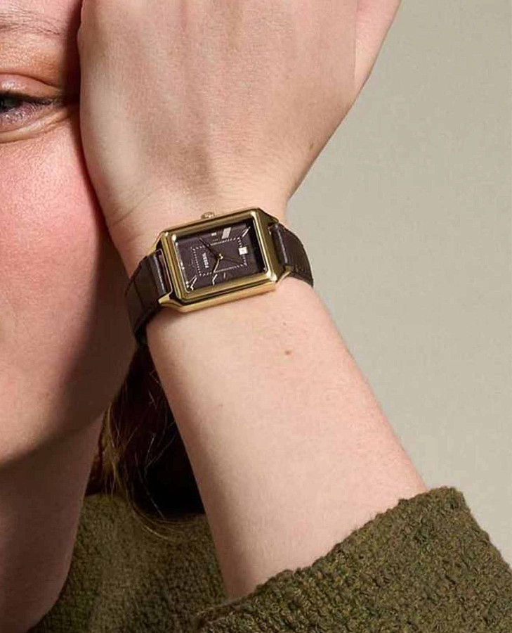Часы Fossil Raquel ES5367 — кварцевые, сталь металл