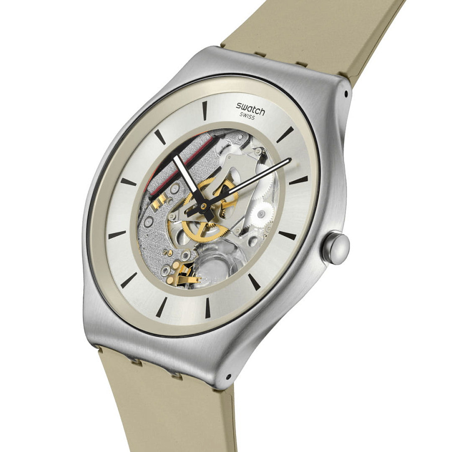 Часы Swatch Skin Irony 42 Lacquered SS07S145 — мужские, силикон