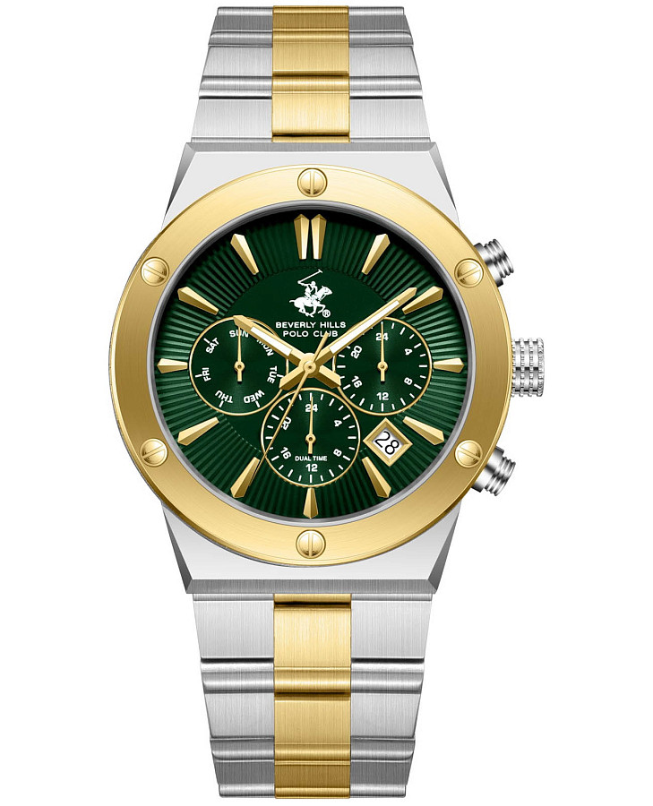 Часы Beverly Hills Polo Club BP3871X.270 — мужские, зеленый
