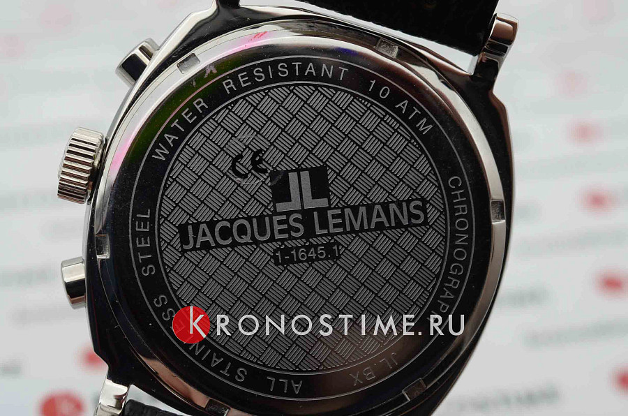 Часы Jacques Lemans 1-1645J — кожаный, мужские