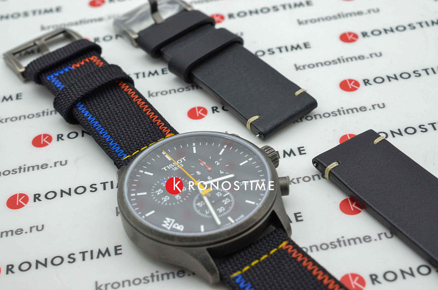 Часы Tissot chrono XL Brooklyn nets T116.617.37.051.02 — кварцевые, металл сталь