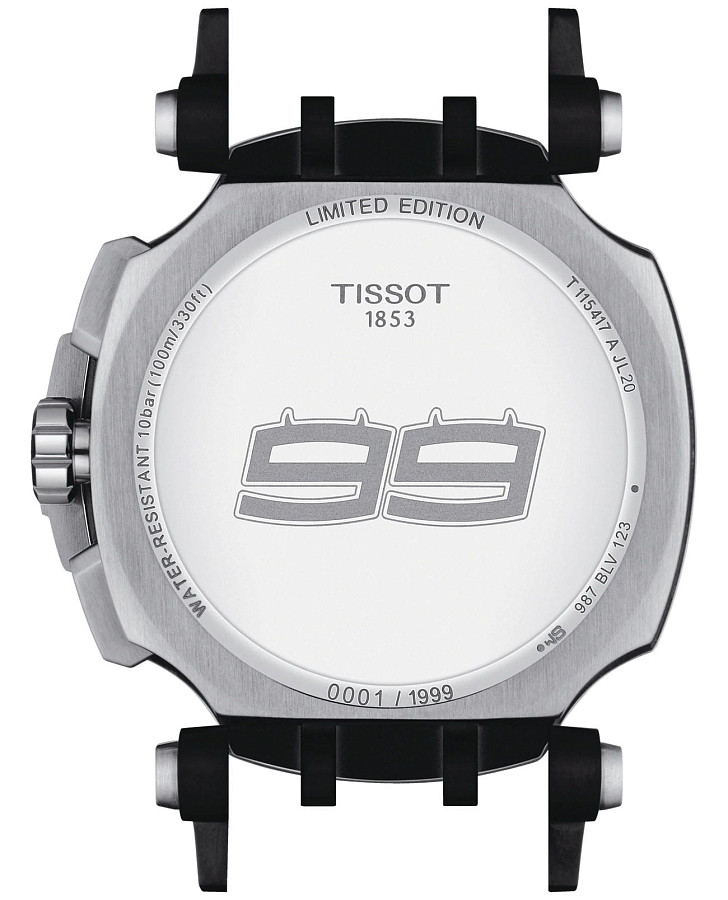 Часы Tissot T-Race Jorge Lorenzo 2020 T115.417.27.057.02 — мужские, двухцветный