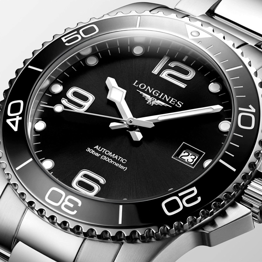 Часы Longines HydroConquest L3.781.4.56.6 — механические, Швейцария, мужские