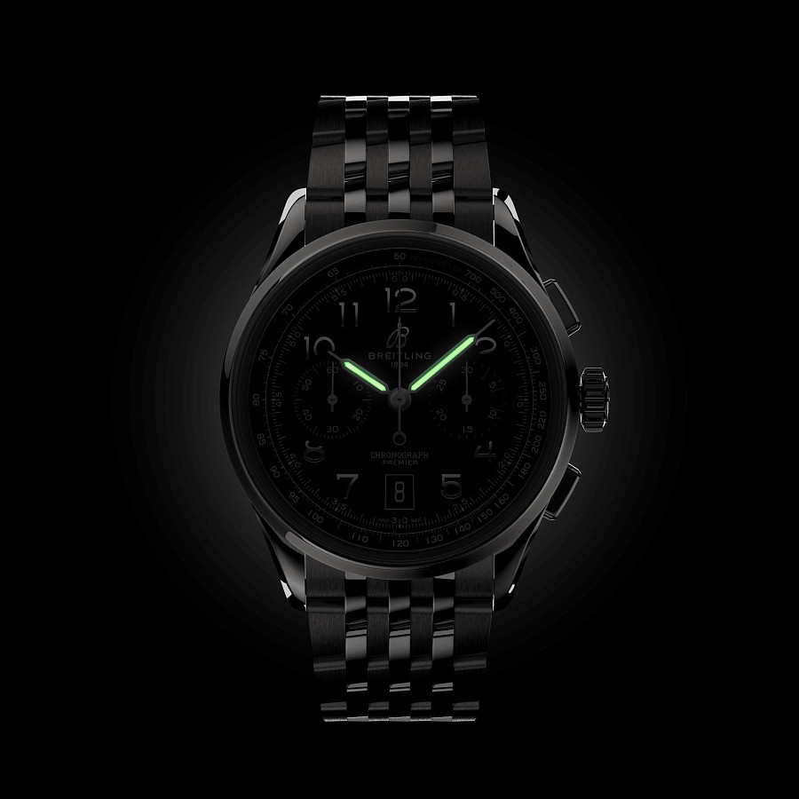 Часы Breitling Premier B01 Chronograph 42 AB0145221B1A1 — металл сталь, Швейцария