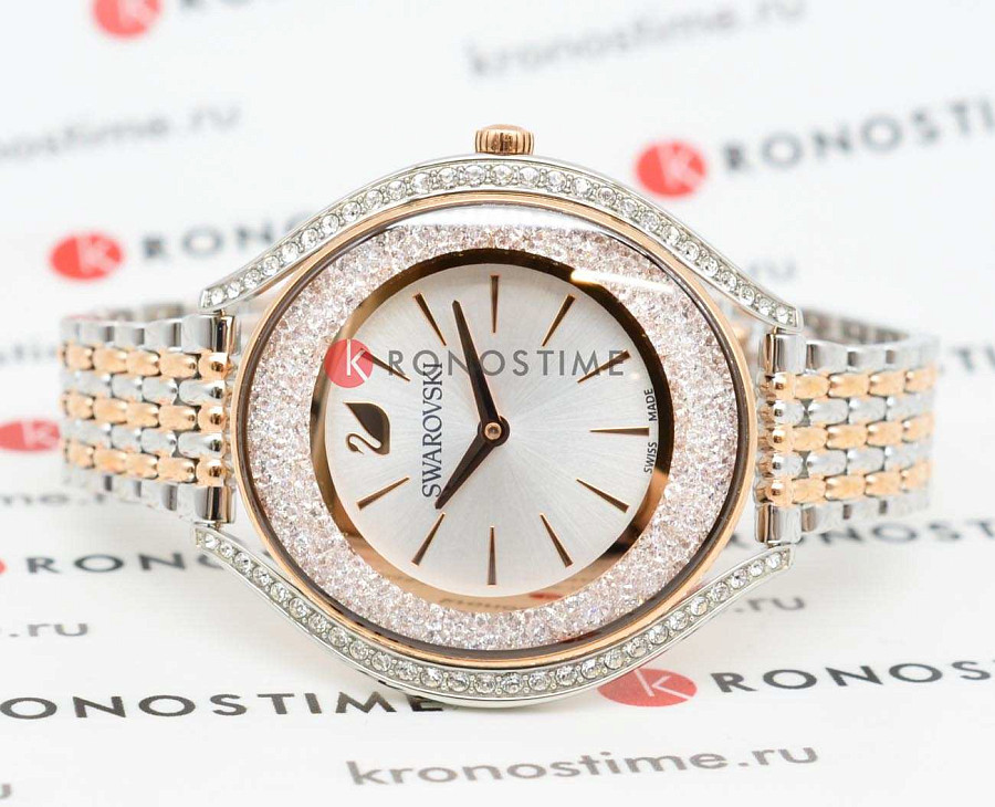 Часы Swarovski Crystalline Aura 5644075 — кварцевые, сталь металл