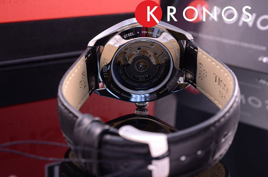 Часы Tissot PR 100 Powermatic 80 T101.407.16.051.00 — черный, металл сталь