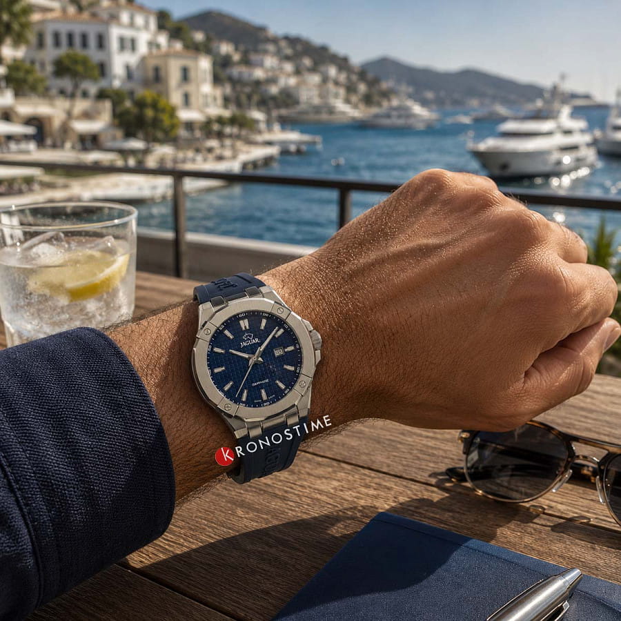 Часы Jaguar Diplomatic Quartz J1010/2 — каучук, мужские