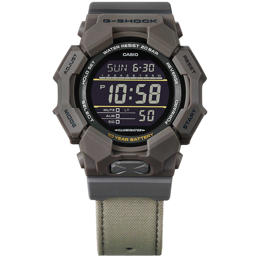 Часы Casio G-Shock GD-010CE-5 — электронные, карбон пластик