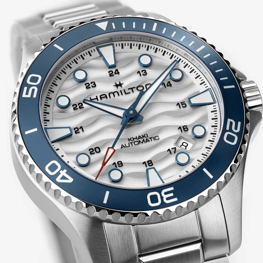 Часы Hamilton Khaki Navy Scuba Auto 40 mm H82425110 — механические, металл сталь