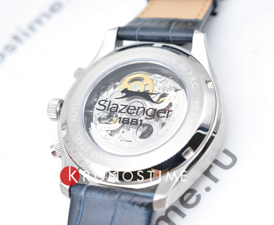 Часы Slazenger SL.09.2489.2.04 — мужские, кожаный
