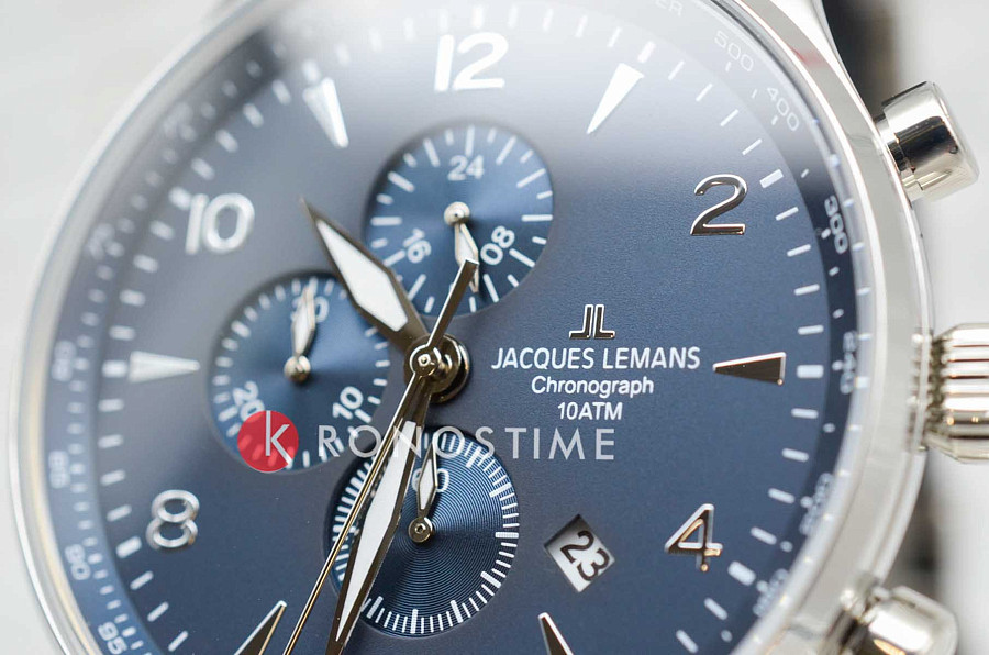 Часы Jacques Lemans 1-1844ZG — нержавеющая сталь, мужские
