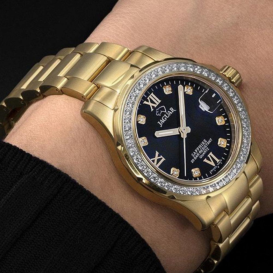 Часы Jaguar Woman J895/4 — кварцевые, металл сталь