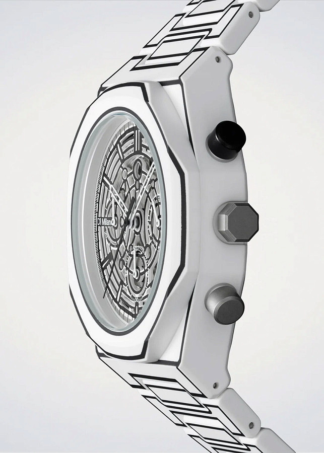 Часы D1 Milano Polychrono PHBJ13 — пластик, мужские