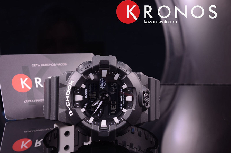 Часы Casio G-Shock GA-700EH-1A — электронные, пластик