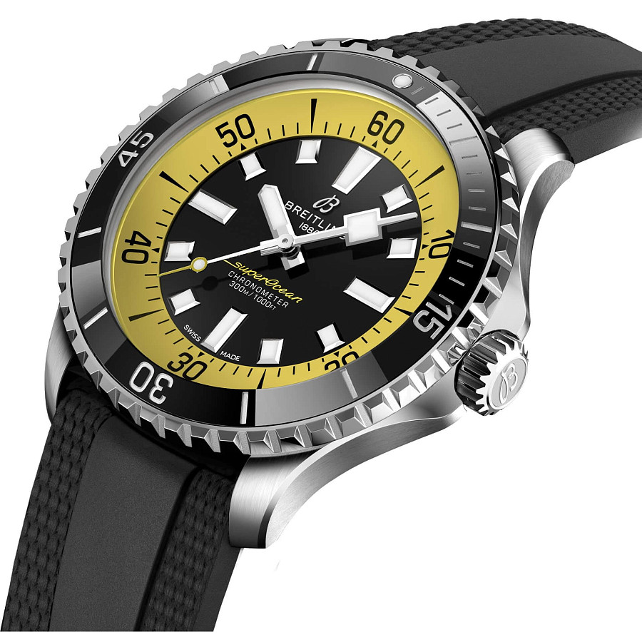 Часы Breitling Superocean Automatic 44 A173762A1B1S1 — механические, сталь металл