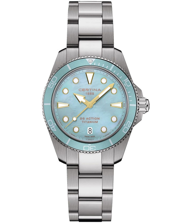 Часы Certina DS Action Lady C048.210.44.131.00 — женские, синий