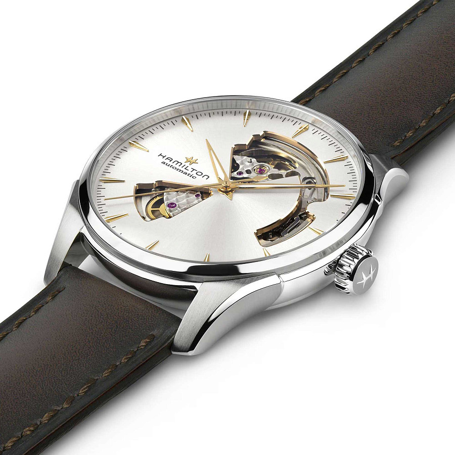 Часы Hamilton Jazzmaster Open Heart Auto H32675551 — сталь металл, Швейцария