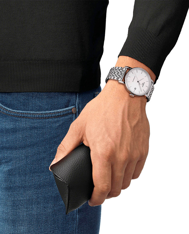 Часы Tissot Everytime Swissmatic T109.407.11.031.00 — механические, сталь металл