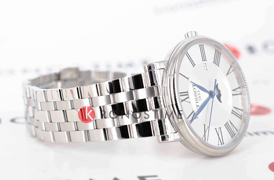 Часы Tissot Carson Premium Gent Moonphase T122.423.11.033.00 — нержавеющая сталь, мужские