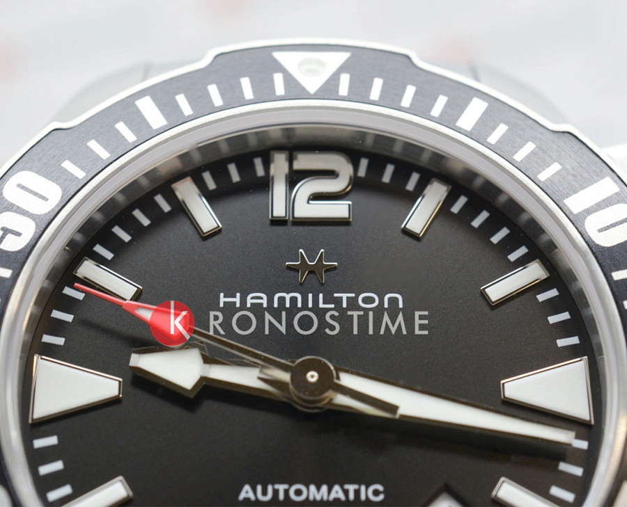 Часы Hamilton Khaki Navy Frogman H77605135 — сталь металл, Швейцария