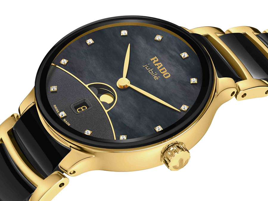 Часы Rado Centrix Diamonds R30233942 — кварцевые, сталь металл
