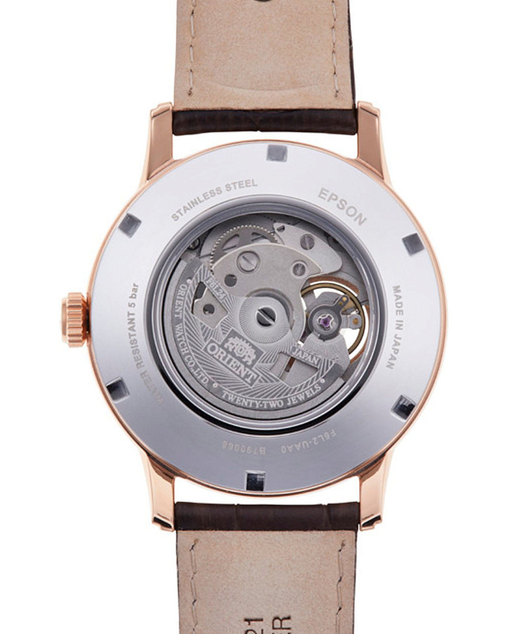 Часы Orient Sun & Moon RA-AS0009S (RN-AS0009S) — кожаный, мужские