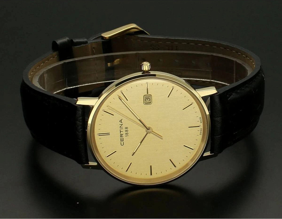 Часы Certina C901.210.16.021.00 — золото металл, Швейцария