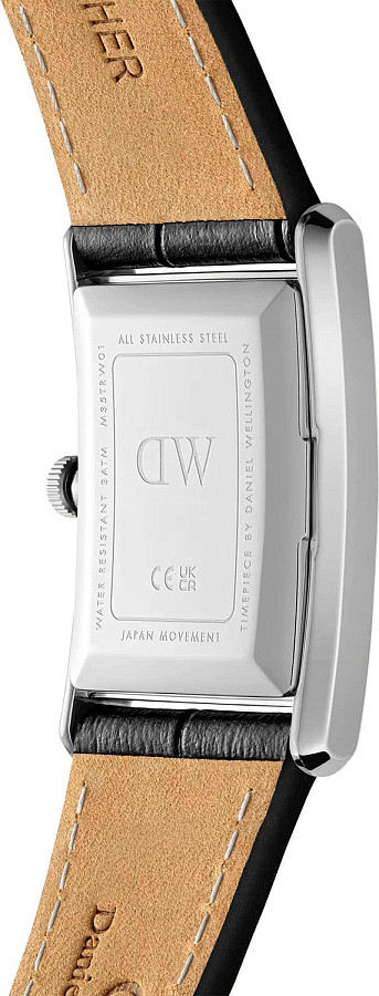 Часы Daniel Wellington Bound Black Crocodile Silver DW00100697 — женские, кожаный