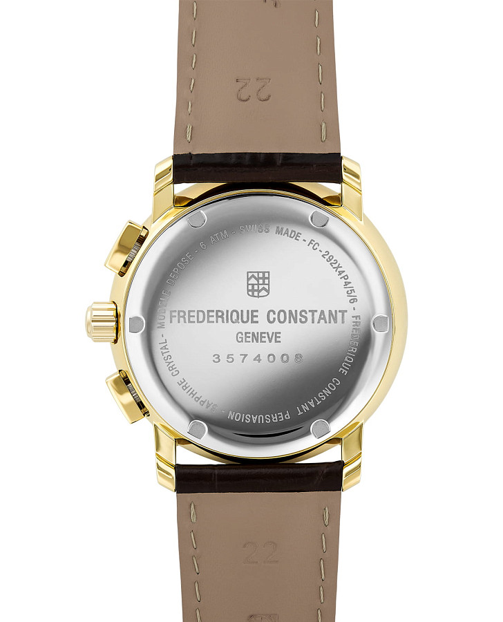 Часы Frederique Constant Classics Quartz Chronograph FC-292MC4P5 — сталь металл, Швейцария