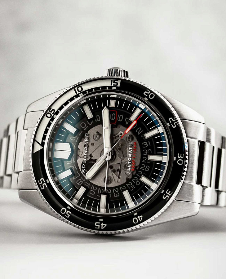 Часы Spinnaker Fleuss SP-5118-11 — механические, сталь металл