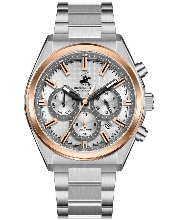 Часы Beverly Hills Polo Club BP3831X.530 — мужские, серый