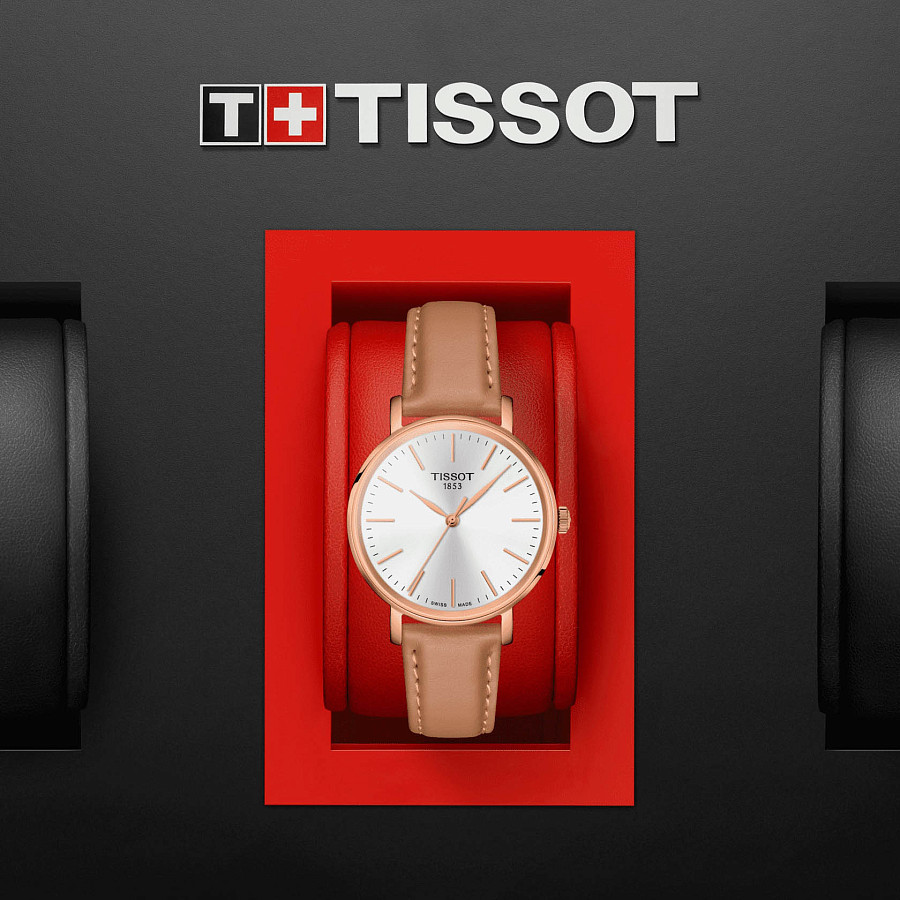 Часы Tissot Everytime Lady T143.210.36.011.00 — серебристый, кварцевые