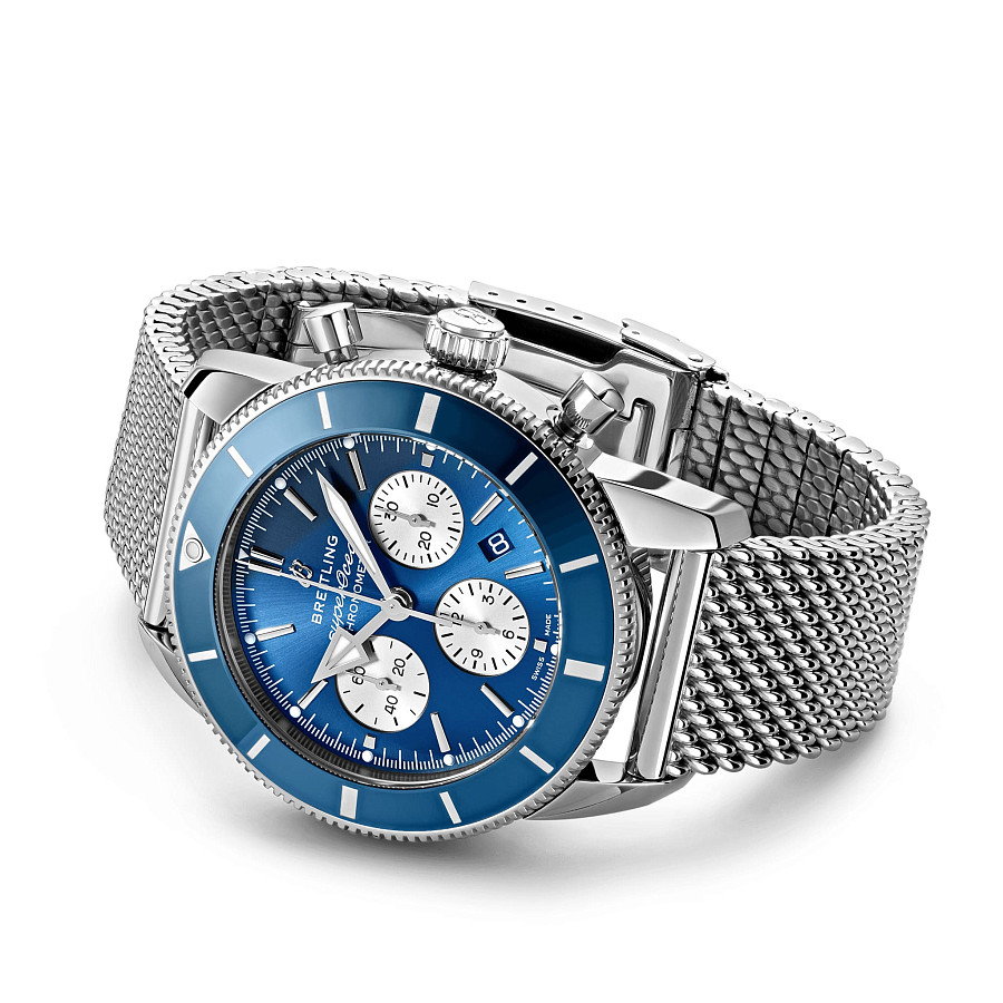 Часы Breitling Superocean Heritage B01 Chronograph 44 AB0162161C1A1 — металл сталь, Швейцария