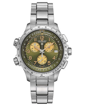 Hamilton Khaki X-Wind GMT Chrono Quartz H77932160