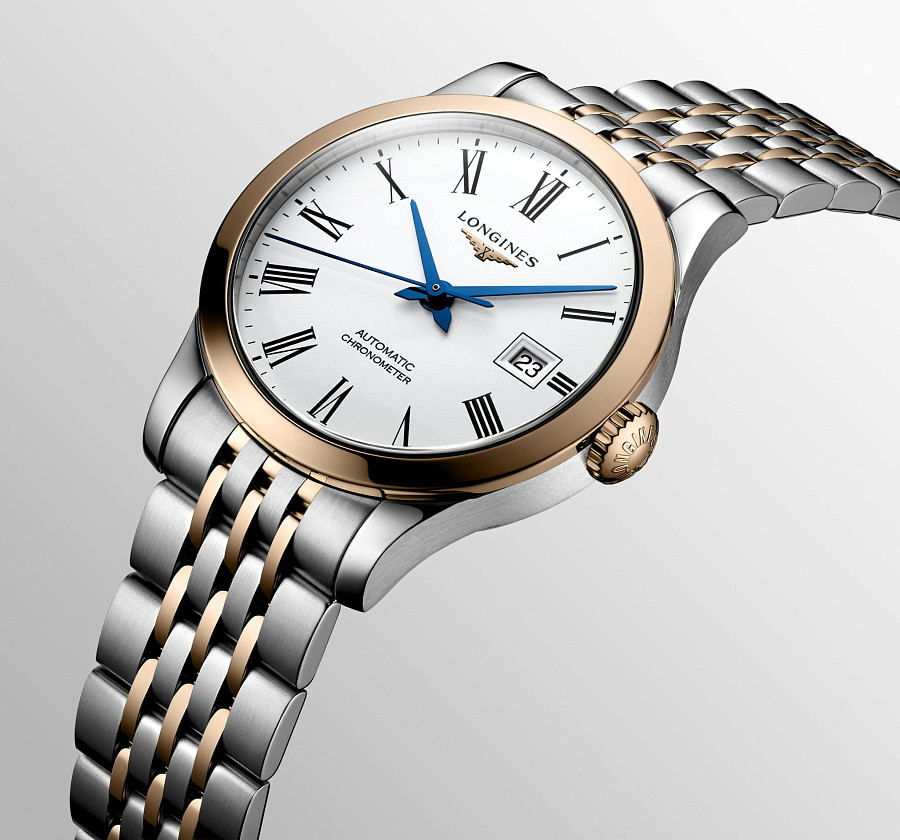 Часы Longines Record Collection L2.321.5.11.7 — нержавеющая сталь + золото 18к, женские