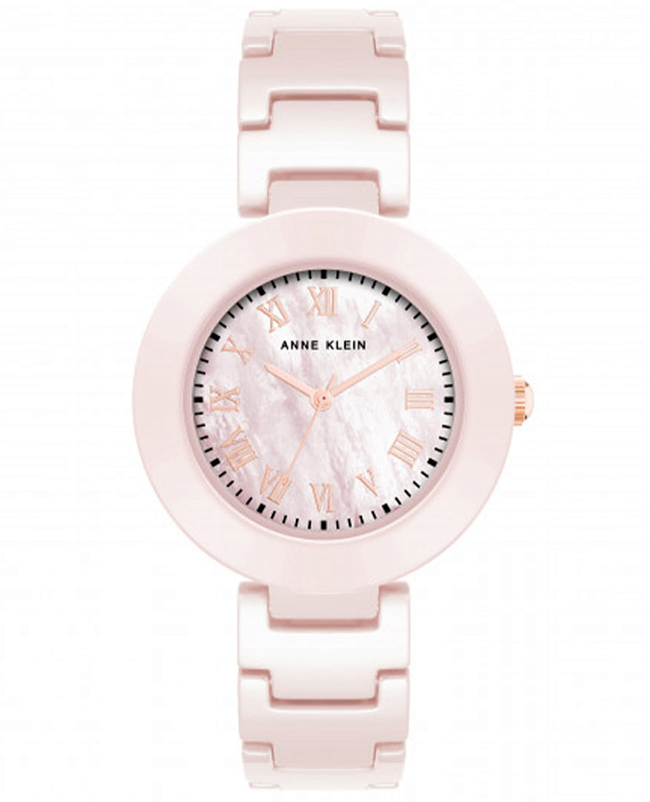 Часы Anne Klein Ceramic 4036PMLP — женские, розовый