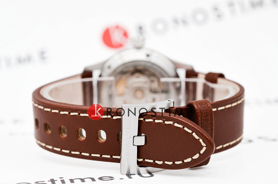 Часы Hamilton Khaki Field Auto H70455560 — кожаный, мужские