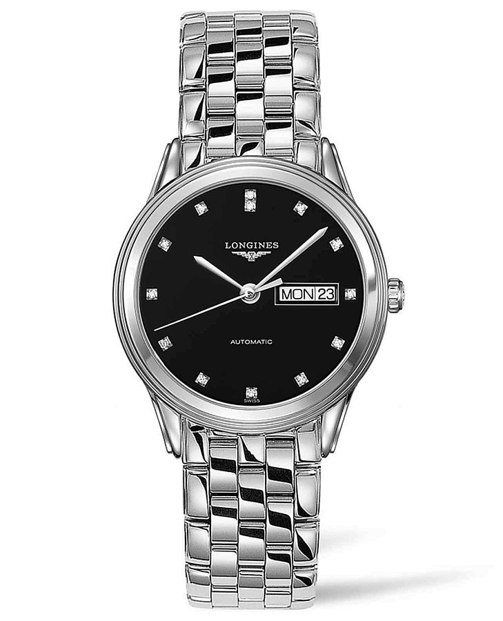 Часы Longines Flagship L4.899.4.57.6 — мужские, черный