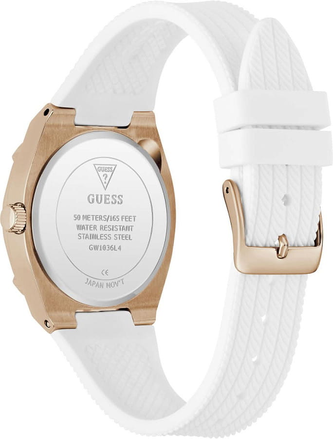 Часы Guess Sport White Rose Gold Tone Analog GW1036L4 — артикул GW1036L4