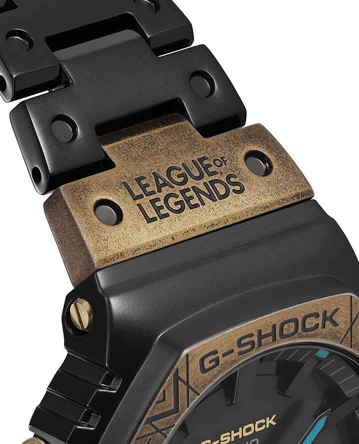 Часы Casio G-Shock GM-B2100LL-1A — мужские, нержавеющая сталь с ip-покрытием