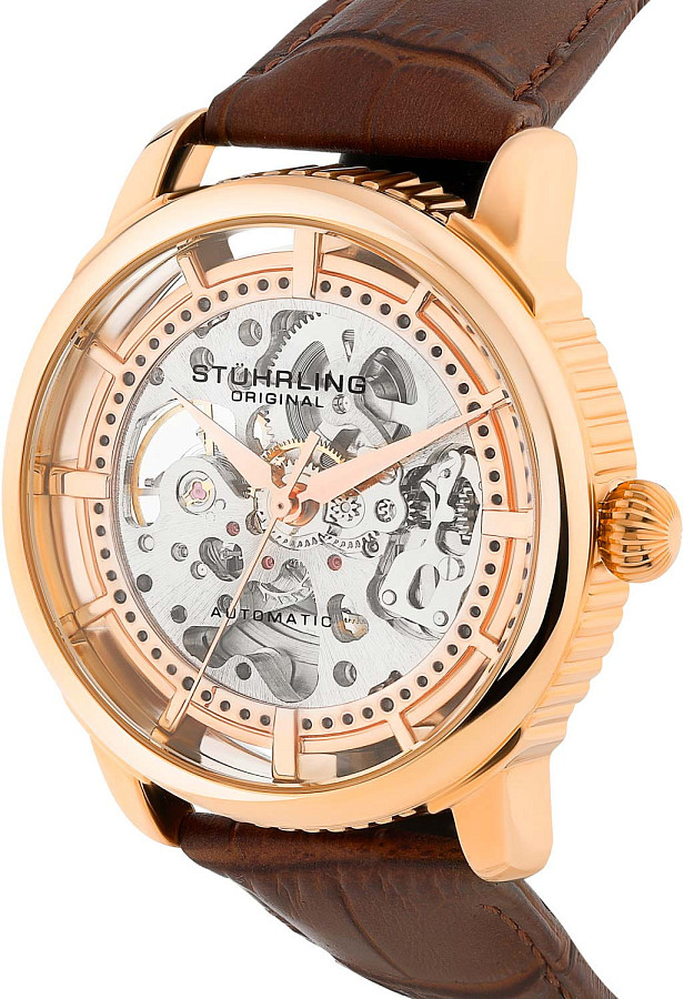 Часы Stuhrling Legacy 3933.4 — механические, сталь металл