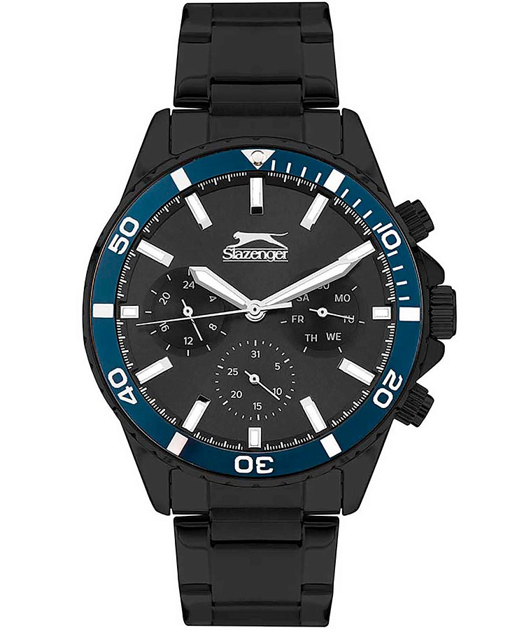 Часы Slazenger Multifunction SL.09.2065.2.02 — мужские, черный