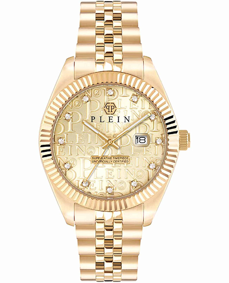 Часы Philipp Plein Date Superlative Gent PWMFA0525 — мужские, золотой