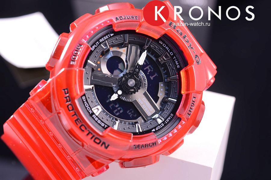 Часы Casio Baby-G BA-110CR-4A — кварцевые, пластик