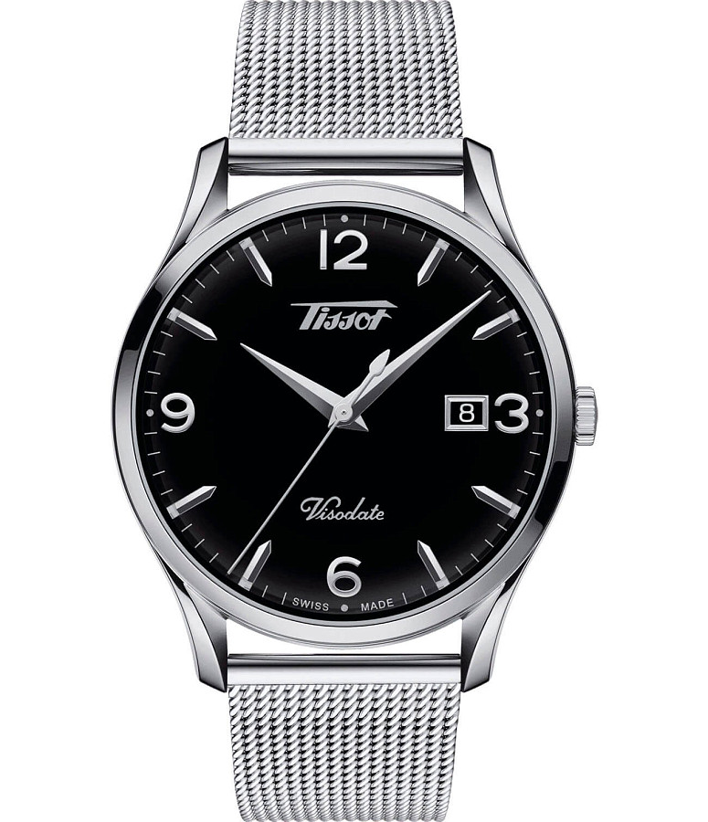 Часы Tissot Heritage Visodate T118.410.11.057.00 — мужские, черный