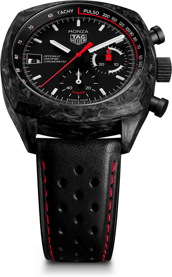 Часы TAG Heuer Monza Flyback Chronograph CR5092.FC8372 — кожаный, мужские