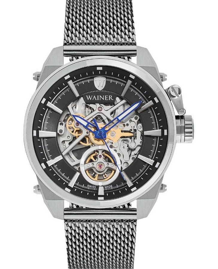 Часы Wainer Iconic WA.25988-A — мужские, черный