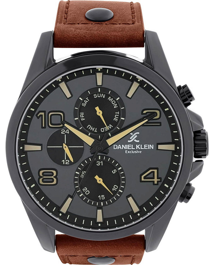 Часы Daniel Klein Exclusive DK.1.13640-2 — мужские, черный